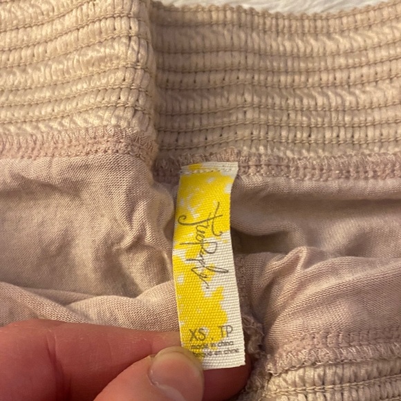 Free People Nude Asymmetrical Mermaid Skirt - Picture 3 of 4